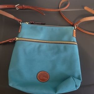 Dooney and Bourke turquoise crossbody bag